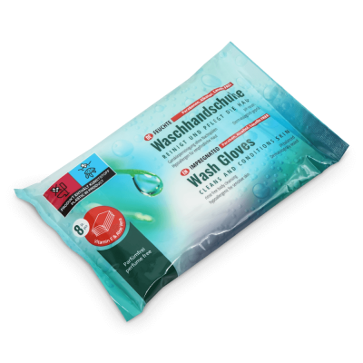 Edlich & Habel Feuchte Waschhandschuhe