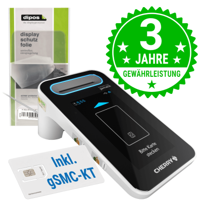 CHERRY eHealth Terminal ST-1506, mit gSMC-Karte 2.1, inkl. Schutzfolie