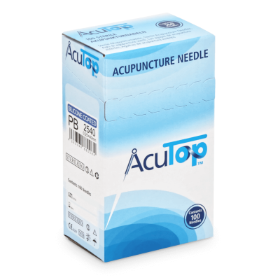 Akupunkturnadeln AcuTop Typ PB, 100 Stück | 0,25 x 40 mm