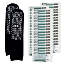 50 Paar Edlich & Habel Anti-Rutsch Socken, Größe XXXL (47-48), schwarz