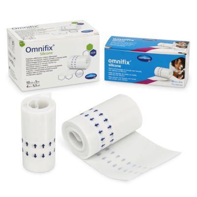 Omnifix silicone 10 cm Fixiervlies, 1 Stück