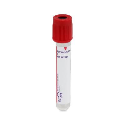 BD Vacutainer Serumröhrchen, 5 ml | Glas | 100 Stück