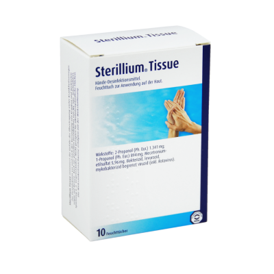 Sterillium Tissues Händedesinfektionstücher, 10 Tücher