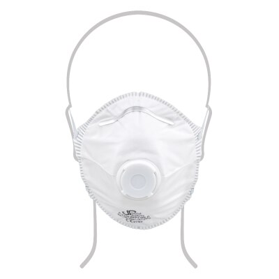 Ampri Med Comfort FFP2 Halbmaske mit Ventil, 10 Stück