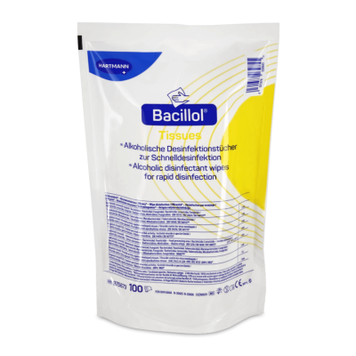 Desinfektionstücher Bacillol Tissues Nachfüllbeutel | 100 Stück