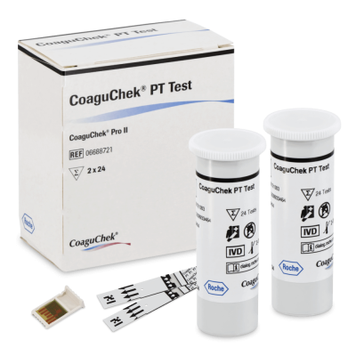 CoaguChek PT Teststreifen, 2 x 24 Stück