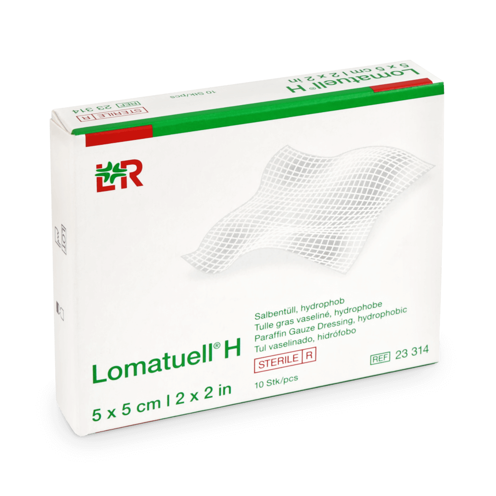 Lomatuell H 5x5 cm: Effektive Wundheilung im 10er-Pack