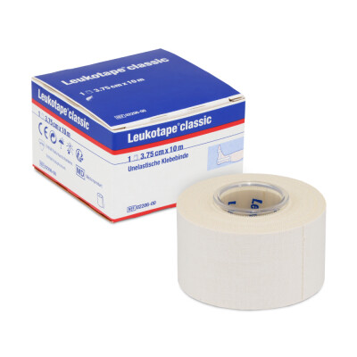 Leukotape classic Klebebinde 3,75 cm x 10 m, weiß, 5 Stück