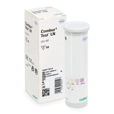 Combur 2  LN Urinteststreifen, 50 Stück, visuell