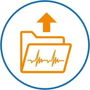 EKG-Software Datenübertragung