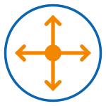 Symbol für Reichweite von Aroma Diffusern