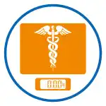 Icon für medizinische Tierwaagen
