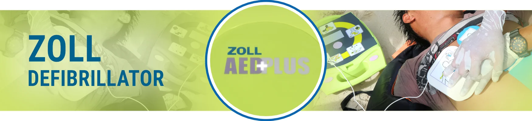 Banner_Zoll Defibrillator in der Anwendung