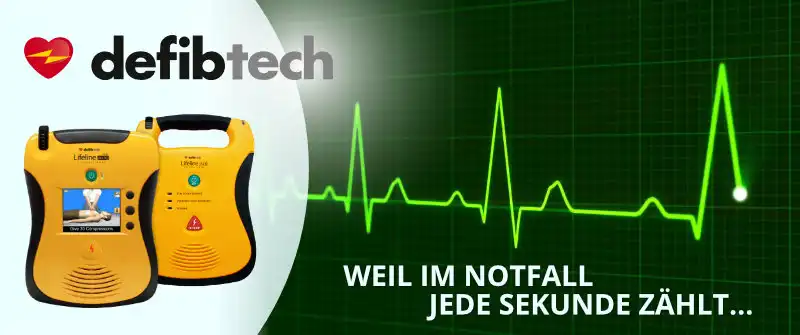 Defibrillatoren von Defibtech, Weil im Notfall jede Sekunde zählt