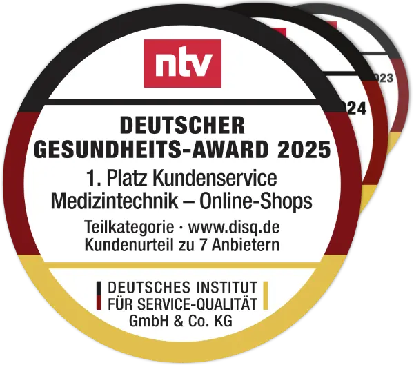 Siegel Platz 1. im Kundenservice