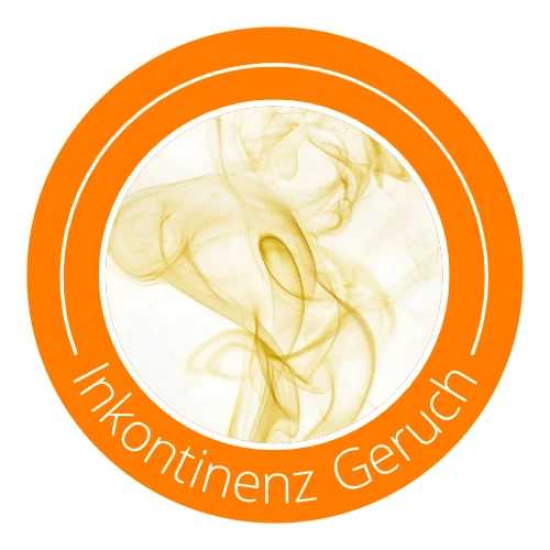 Inkontinenz Geruch Ratgeber-Icon in Orange